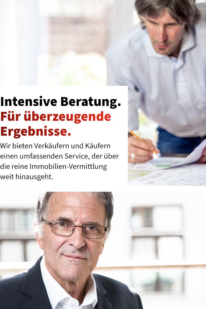 Alfred und Christian Lobensommer betreuen Eigentümer, Verkäufer und Käufer mit umfassendem Service.