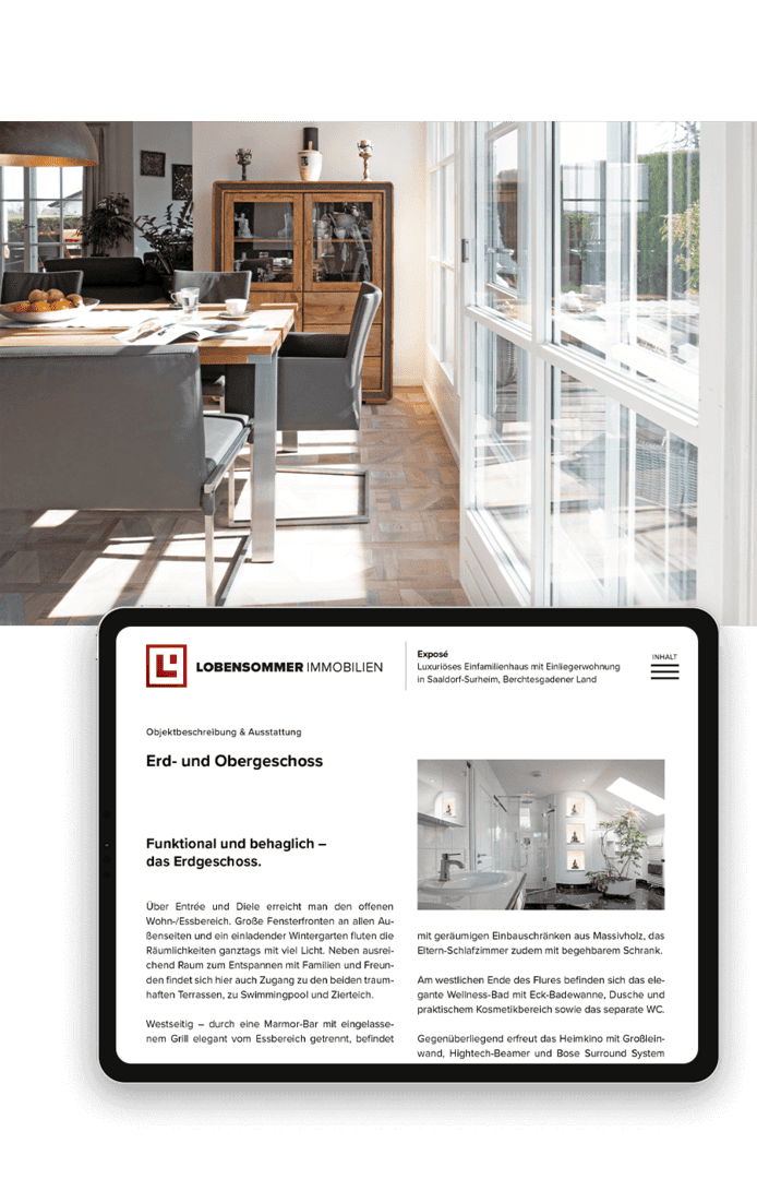 Professionelle Immobilien-Fotografie und interaktive Web-Exposés