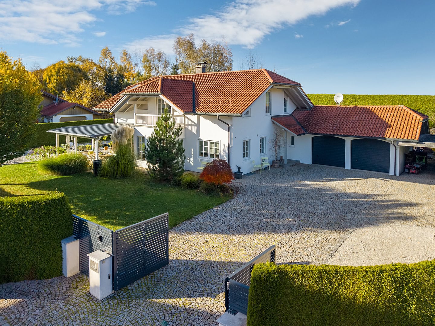 Landhausvilla Saaldorf-Surheim | Ansicht aus Süd